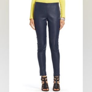 RALPH LAUREN 100% genuine leather pant stretch Leggins Skinny Layer 14